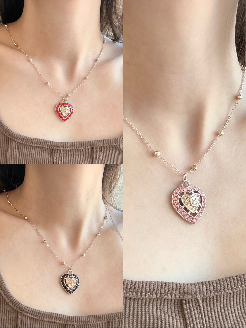 ✨ Vintage ONLY 1! CHANEL Heart Upcycled Necklace: BOGO Sale! ✨